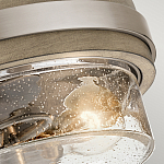 Потолочный светильник с прозрачным стеклянным плафоном с эффектом пузырьков Kichler варинант исполнения - 2 | Loft Concept в Краснодаре