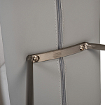 Стул барный серый с обивкой из экокожи Special Support варинант исполнения - 4 | Loft Concept в Краснодаре