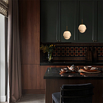 Подвесной светильник из белого алебастра Cryptocrystalline Stone варинант исполнения - 8 | Loft Concept в Краснодаре