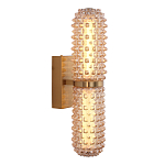 Бра с факутрным стеклянным плафоном Шампань Sonora варинант исполнения - 1 | Loft Concept в Краснодаре