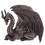 Декоративная статуэтка Дракон Dark Bronze Winged Dragon Statuette варинант исполнения - 3 | Loft Concept в Краснодаре