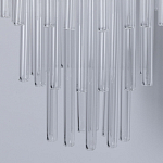 Бра с круглым основанием и длинными прозрачныи стеклянными трубками Nembus варинант исполнения - 7 | Loft Concept в Краснодаре