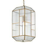 Подвесной светильник с рельефным стеклом Embossed Glass варинант исполнения - 2 | Loft Concept в Краснодаре