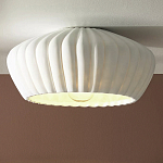 Потолочный светильник керамический Ceramic Embossed Lamp варинант исполнения - 2 | Loft Concept в Краснодаре