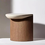 Дизайнерский журнальный стол полукруглой формы Pokun варинант исполнения - 2 | Loft Concept в Краснодаре