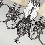 Люстра с 7-ю кремовыми текстильными абажурами Hinkley варинант исполнения - 6 | Loft Concept в Краснодаре