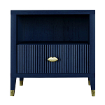 Прикроватная тумбочка с полкой Elsa Dreams Blue варинант исполнения - 5 | Loft Concept в Краснодаре