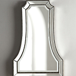 Зеркало в серебристой фигурной раме Silver Reflection варинант исполнения - 3 | Loft Concept в Краснодаре