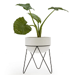 Кашпо Elevated Planters Luna 54 белое варинант исполнения - 2 | Loft Concept в Краснодаре