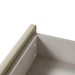 Консоль прямоугольная на золотом каркасе с 2-мя ящиками Warwick варинант исполнения - 1 | Loft Concept в Краснодаре