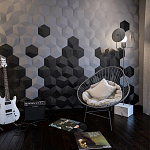 Гипсовая 3D панель с принтографией PM-30 варинант исполнения - 7 | Loft Concept в Краснодаре