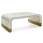 Стол журнальный Белый  BONE INLAY SIDE TABLE-Cream варинант исполнения - 4 | Loft Concept в Краснодаре