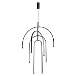 Люстра подвесная с дугообразными изогнутыми элементами Luke Lampco Tracer Lamp варинант исполнения - 2 | Loft Concept в Краснодаре