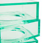 Стол журнальный в форме кубов Acrylic Furniture Lumina Mint Breeze варинант исполнения - 3 | Loft Concept в Краснодаре