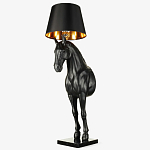 Horse Statue Floor Lamp Большой светильник Черная Лошадь варинант исполнения - 6 | Loft Concept в Краснодаре