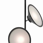 Торшер черный с 2-мя большими лампами Black Diffusers варинант исполнения - 1 | Loft Concept в Краснодаре