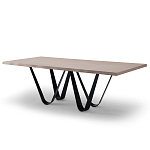 Стол обеденный на изогнутых ножках Consonance варинант исполнения - 1 | Loft Concept в Краснодаре