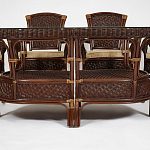 Комплект обеденный из ротанга Eloise grand варинант исполнения - 11 | Loft Concept в Краснодаре