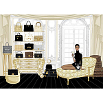 Megan Hess The Bag варинант исполнения - 2 | Loft Concept в Краснодаре