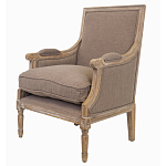 Кресло William Classical Armchair brown flax варинант исполнения - 3 | Loft Concept в Краснодаре