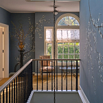 Обои ручная роспись Nara Original colourway on Summer Sky slub silk варинант исполнения - 2 | Loft Concept в Краснодаре