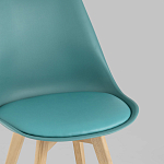 Стул с основой из пластика и мягким сиденьем Arvika Azure варинант исполнения - 7 | Loft Concept в Краснодаре