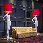 Лампа MANNEQUIN LAMP с абажуром созерцание силуэта варинант исполнения - 2 | Loft Concept в Краснодаре