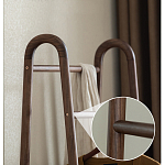 Вешалка деревянная с 2- мя ящиками Moon Walnut Furniture варинант исполнения - 6 | Loft Concept в Краснодаре