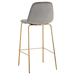 Барный стул на золотистых ножках VENDRAMIN Grey варинант исполнения - 4 | Loft Concept в Краснодаре