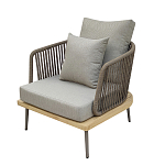 Кресло уличное серое Street Comfort  варинант исполнения - 1 | Loft Concept в Краснодаре