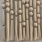 Панно на стену из хлопковых нитей White Morse Wall Hanging  варинант исполнения - 1 | Loft Concept в Краснодаре