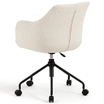 Вращающееся кресло с обивкой букле Boucle Office Chair варинант исполнения - 3 | Loft Concept в Краснодаре