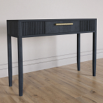 Элегантная Консоль Primo с выдвижным ящиком Черный дуб варинант исполнения - 2 | Loft Concept в Краснодаре