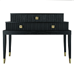 Премиальная Консоль с тремя ящиками Elsa Dreams Black варинант исполнения - 4 | Loft Concept в Краснодаре