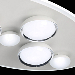 Потолочный светильник овальной формы белого цвета с 7-ю лампами Lunar Pebbles варинант исполнения - 8 | Loft Concept в Краснодаре