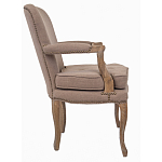 Кресло Aubrey Classical Armchair brown flax варинант исполнения - 1 | Loft Concept в Краснодаре