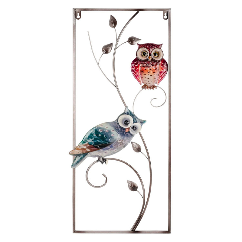 Аксессуар настенный из металла Blank Space Owls Мульти в Краснодаре | Loft Concept 
