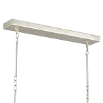 Люстра серебряная из пересекающихся прямоугольных элементов Intersecting Rectangles варинант исполнения - 3 | Loft Concept в Краснодаре