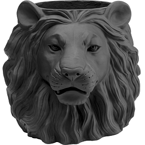 Кашпо Lion's Head black