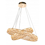 Люстра на 2 кольца с текстурной огранкой Reflection of Reality варинант исполнения - 1 | Loft Concept в Краснодаре