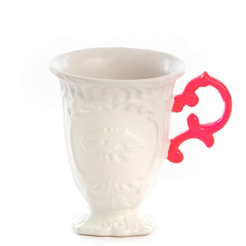 Кружка Seletti I-Mug Fuchsia Белый Фуксия в Краснодаре | Loft Concept 