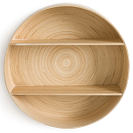 Полка настенная из бамбука Zenara варинант исполнения - 1 | Loft Concept в Краснодаре