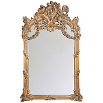 Зеркало настенное в ажурной раме с эффектом старины Classic Ornament Mirror варинант исполнения - 1 | Loft Concept в Краснодаре