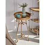 Столик приставной на фигурном подножии Magnificent Century варинант исполнения - 5 | Loft Concept в Краснодаре