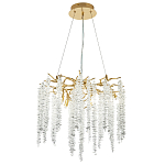 Люстра с декором в виде ветвей с хрустальными подвесками Fairytree Gold Crystal Chandelier 6 варинант исполнения - 2 | Loft Concept в Краснодаре