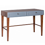 Стол письменный из массива бука с 2-мя ящиками серый Wenge Light варинант исполнения - 1 | Loft Concept в Краснодаре