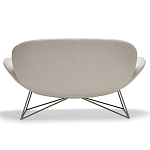 Дизайнерский двухместный диван Gio Ponti D.157.6  - DUE FOGLIE Sofa варинант исполнения - 5 | Loft Concept в Краснодаре