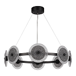 Люстра с плафонами из фактурного двойного стекла Heterochromia варинант исполнения - 5 | Loft Concept в Краснодаре