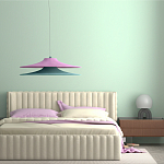 Подвесной вязаный светильник в двухцветном исполнении «Двойной Токио»  варинант исполнения - 1 | Loft Concept в Краснодаре