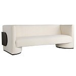 Трехместный диван Florida Sofa  с элегантным деревянным декором  варинант исполнения - 1 | Loft Concept в Краснодаре